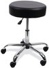 A Picture of product ALE-US4716 Alera® Height Adjustable Lab Stool Backless, Supports Up to 275 lb, 19.69" 24.80" Seat Black Chrome Base