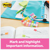 A Picture of product MMM-6835CB Post-it® Flags Portable Page in Dispenser, Assorted Brights, 5 Dispensers, 20 Flags/Color