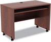 A Picture of product ALE-VA204224MC Alera® Valencia™ Series Mobile Workstation Desk 41.38" x 23.63" 30", Medium Cherry