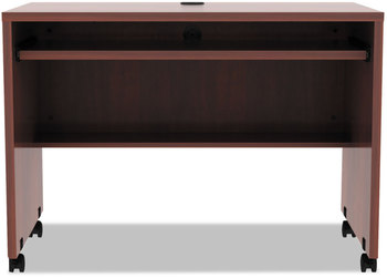 Alera® Valencia™ Series Mobile Workstation Desk 41.38" x 23.63" 30", Medium Cherry