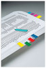 A Picture of product MMM-6835CF Post-it® Flags Portable Page in Dispenser, Assorted Primary, 20 Flags/Color, 100 Flags/Pack