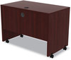 A Picture of product ALE-VA204224MY Alera® Valencia™ Series Mobile Workstation Desk 41.38" x 23.63" 30", Mahogany