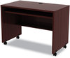 A Picture of product ALE-VA204224MY Alera® Valencia™ Series Mobile Workstation Desk 41.38" x 23.63" 30", Mahogany