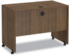 A Picture of product ALE-VA204224WA Alera® Valencia™ Series Mobile Workstation Desk 41.38" x 23.63" 30", Modern Walnut