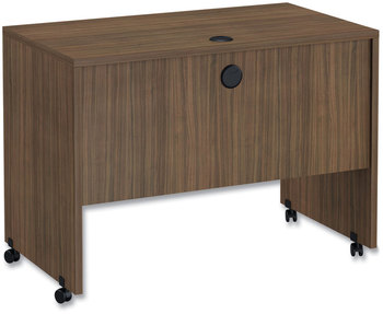 Alera® Valencia™ Series Mobile Workstation Desk 41.38" x 23.63" 30", Modern Walnut