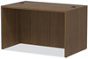 A Picture of product ALE-VA214830WA Alera® Valencia™ Series Straight Front Desk Shell 47.25" x 29.5" 29.63", Modern Walnut