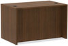 A Picture of product ALE-VA214830WA Alera® Valencia™ Series Straight Front Desk Shell 47.25" x 29.5" 29.63", Modern Walnut