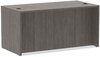 A Picture of product ALE-VA216030GY Alera® Valencia™ Series Straight Front Desk Shell 59.13" x 29.5" 29.63", Gray