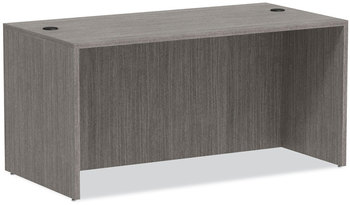 Alera® Valencia™ Series Straight Front Desk Shell 59.13" x 29.5" 29.63", Gray