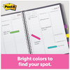 A Picture of product MMM-684ARR4 Post-it® Flags Arrow 1/2" 0.5" Page Four Assorted Bright Colors, 24/Color, 96 Flags/Pack
