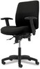 A Picture of product HON-VL282A2VA10T HON® Network™ Mid-Back Task Chair Supports Up to 250 lb, 18.3" 22.8" Seat Height, Black