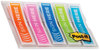 A Picture of product MMM-684SHOPBLA Post-it® Flags Arrow Message 1/2" 0.5" Page Five Assorted Bright Colors, 20 Flags/Dispenser, 5 Dispensers/Pack