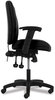 A Picture of product HON-VL282A2VA10T HON® Network™ Mid-Back Task Chair Supports Up to 250 lb, 18.3" 22.8" Seat Height, Black