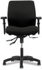 A Picture of product HON-VL282A2VA10T HON® Network™ Mid-Back Task Chair Supports Up to 250 lb, 18.3" 22.8" Seat Height, Black