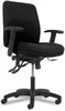 A Picture of product HON-VL282A2VA10T HON® Network™ Mid-Back Task Chair Supports Up to 250 lb, 18.3" 22.8" Seat Height, Black