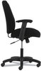 A Picture of product HON-VL282Z1VA10T HON® Network™ Mid-Back Task Chair Supports Up to 250 lb, 18.3" 22.8" Seat Height, Black