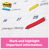 A Picture of product MMM-684VAD2 Post-it® Flags Arrow 1/2" 0.5" Page Assorted Primary/Brights, 252/Pack