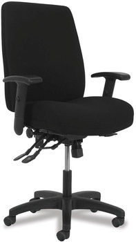 HON® Network™ High-Back Chair Supports Up to 250 lb, 18.3" 22.8" Seat Height, Black