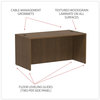 A Picture of product ALE-VA216630WA Alera® Valencia™ Series Straight Front Desk Shell. 65 X 29.5 X 29.63 in. Modern Walnut,