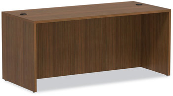 Alera® Valencia™ Series Straight Front Desk Shell. 65 X 29.5 X 29.63 in. Modern Walnut,
