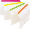 A Picture of product MMM-686A1BB Post-it® 2" Angled Tabs Lined, 1/5-Cut, Assorted Brights Colors, Wide, 24/Pack