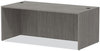 A Picture of product ALE-VA217236GY Alera® Valencia™ Series Straight Front Desk Shell. 71 X 35.5 X 29.63 in. Gray.