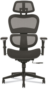 HON® Neutralize High-Back Mesh Task Chair Supports Up to 250 lb, 18.75" Seat Height, Black