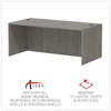 A Picture of product ALE-VA217236GY Alera® Valencia™ Series Straight Front Desk Shell. 71 X 35.5 X 29.63 in. Gray.