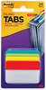 A Picture of product MMM-686AALYR Post-it® 2" Angled Tabs Plain Solid Color 1/5-Cut, Assorted Colors, Wide, 24/Pack