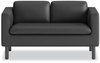 A Picture of product HON-VP3LLOVEBLK HON® Parkwyn Series Loveseat 53.5w x 26.75d 29h, Black