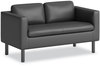 A Picture of product HON-VP3LLOVEBLK HON® Parkwyn Series Loveseat 53.5w x 26.75d 29h, Black