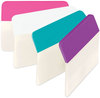 A Picture of product MMM-686APWAV Post-it® 2" Angled Tabs Plain Solid Color 1/5-Cut, Assorted Pastel Colors, Wide, 24/Pack