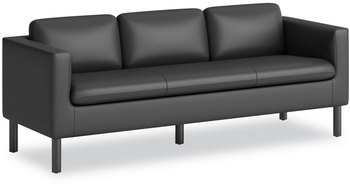 HON® Parkwyn Series Sofa 77w x 26.75d 29h, Black