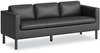 A Picture of product HON-VP3LSOFABLK HON® Parkwyn Series Sofa 77w x 26.75d 29h, Black