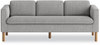 A Picture of product HON-VP3LSOFAGRY HON® Parkwyn Series Sofa 77w x 26.75d 29h, Gray