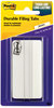 A Picture of product MMM-686F50WH3IN Post-It® Tabs Solid Color 1/3-Cut, White, 3" Wide, 50/Pack