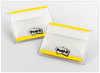 A Picture of product MMM-686F50YW Post-It® Tabs Lined 1/5-Cut, Yellow, 2" Wide, 50/Pack