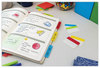 A Picture of product MMM-686ROYGB Post-It® Tabs Solid Color 1/5-Cut, Assorted Colors, 2" Wide, 30/Pack