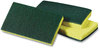 A Picture of product 985-997 Scotch-Brite™ PROFESSIONAL Medium-Duty Scrubbing Sponge 74 3.6 x 6.1, 0.7" Thick, Yellow/Green