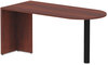 A Picture of product ALE-VA276630MC Alera® Valencia™ Series D-Top Desk. 65 X 29.53 X 29.53 in. Medium Cherry.