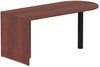 A Picture of product ALE-VA276630MC Alera® Valencia™ Series D-Top Desk. 65 X 29.53 X 29.53 in. Medium Cherry.