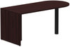 A Picture of product ALE-VA276630MY Alera® Valencia™ Series D-Top Desk. 65 X 29.53 X 29.53 in. Mahogany.