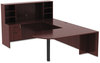 A Picture of product ALE-VA277236MY Alera® Valencia™ Series D-Top Desk 71" x 35.5" 29.63", Mahogany