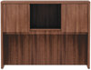 A Picture of product ALE-VA284815WA Alera® Valencia™ Series Hutch with Doors, 3 Compartments, 47.13w x 15d 35.38h, Modern Walnut