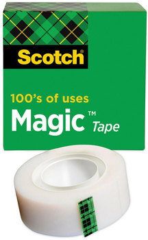Scotch® Magic™ Tape Refill 1" Core, 0.75" x 83.33 ft, Clear