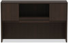 A Picture of product ALE-VA286015ES Alera® Valencia™ Series Hutch with Doors, 4 Compartments, 58.88w x 15d 35.38h, Espresso