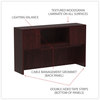 A Picture of product ALE-VA286015MY Alera® Valencia™ Series Hutch with Doors, 4 Compartments, 58.88w x 15d 35.38h, Mahogany