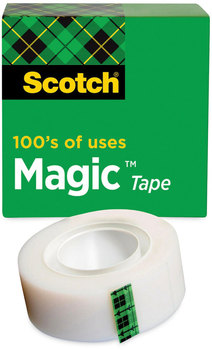 Scotch® Magic™ Tape Refill 1" Core, 0.75" x 36 yds, Clear
