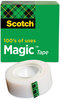 A Picture of product MMM-810341296 Scotch® Magic™ Tape Refill 1" Core, 0.75" x 36 yds, Clear