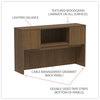 A Picture of product ALE-VA286015WA Alera® Valencia™ Series Hutch with Doors, 4 Compartments, 58.88w x 15d 35.38h, Modern Walnut